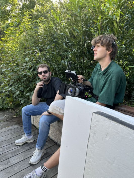 Julius Oppermann is thinking what he have to shoot next 